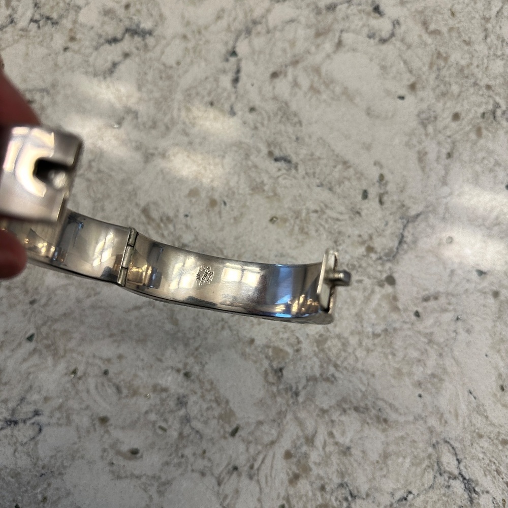 Multicolor Inlay Silver Band - Picture 6 of 12